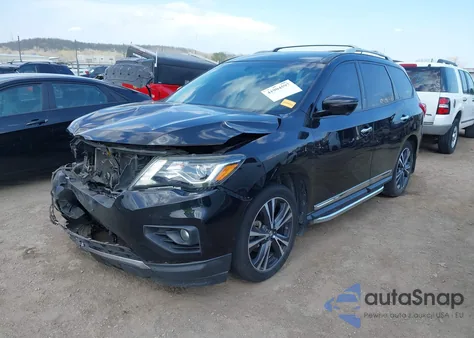 2018 Nissan Pathfinder Platinum from USA, damaged, VIN 5N1DR2MMXJC649946
